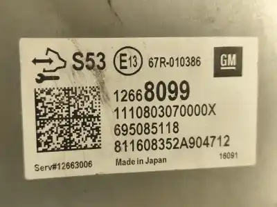 Pezzo di ricambio per auto di seconda mano modulo elettronico per opel corsa e (x15) 1.4 (08 68) riferimenti oem iam   