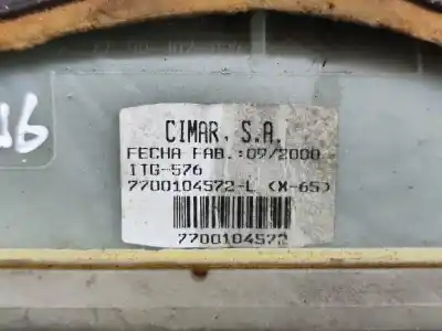 Second-hand car spare part gear lever for renault clio ii fase i (b/cb0) (1998->) 1.9 d (b/cb0e) oem iam references 7700104572l  