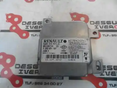 Pezzo di ricambio per auto di seconda mano centralina airbag per renault clio ii fase i (b/cbo) 1.2 riferimenti oem iam 0 285 001 157  2000