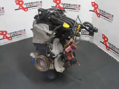 Pièce détachée automobile d'occasion moteur complet pour renault clio iii 1.2 16v références oem iam d4f g722  2008