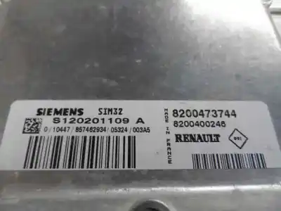 Автозапчастина б/у ебу контролер двигуна для renault clio ii fase i (b/cbo) 1.2 посилання на oem iam s120201109  2005
