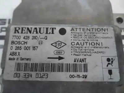 Pezzo di ricambio per auto di seconda mano centralina airbag per renault clio ii fase i (b/cbo) 1.2 riferimenti oem iam 0285001157  2002