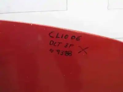 Peça sobressalente para automóvel em segunda mão capot por renault clio iii authentique referências oem iam   2006