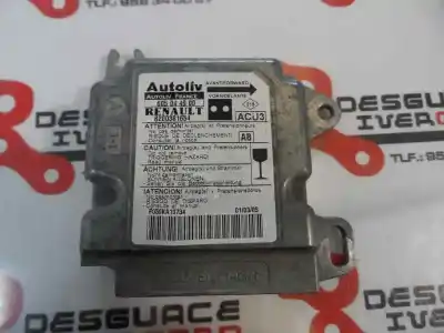 Second-hand car spare part Airbag Control Unit for RENAULT KANGOO (F/KC0) 1.5 dCi Diesel OEM IAM references 605 04 49 00  2005