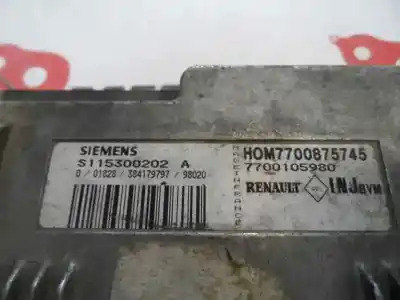 Pezzo di ricambio per auto di seconda mano centralina motore per renault megane i scenic (ja0) 1.6 riferimenti oem iam s115300202 a  1998