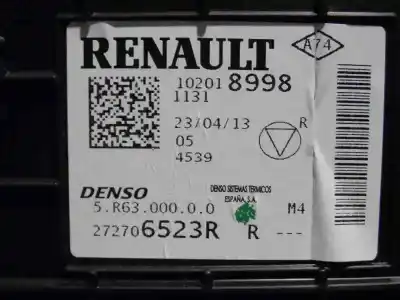 Peça sobressalente para automóvel em segunda mão aquecimento normal completo por renault clio iv business referências oem iam   2013