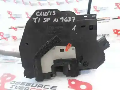 Peça sobressalente para automóvel em segunda mão fechadura da porta traseira esquerda por renault clio iv business referências oem iam   2013