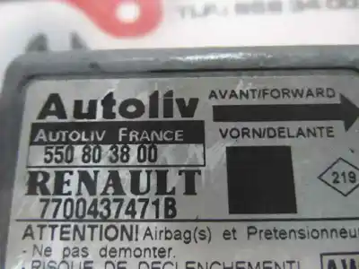 Second-hand car spare part airbag control unit for renault scenic rx4 (ja0) 1.9 dci diesel cat oem iam references 550 80 38 00  2000