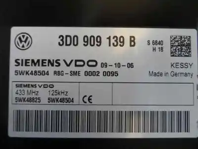 Автозапчастина б/у модуль комфорт для porsche cayenne (typ 9pa) turbo посилання на oem iam 5wk48504  2006
