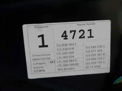 Автозапчастина б/у регулятор скла заднього правого для porsche cayenne (typ 9pa) turbo посилання на oem iam   2006