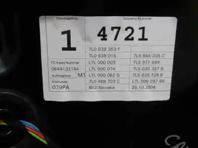 Автозапчастина б/у регулятор склона задній лівий для porsche cayenne (typ 9pa) turbo посилання на oem iam   2006