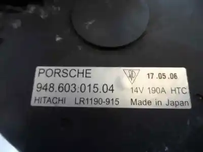 İkinci el araba yedek parçası alternatör için porsche cayenne (typ 9pa) turbo oem iam referansları   2006