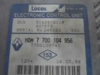 Second-hand car spare part ecu engine control for renault megane i scenic (ja0) 1.9 d rn oem iam references 7700109745  1998