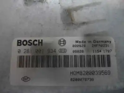 Second-hand car spare part ecu engine control for renault scenic rx4 (ja0) 1.9 dci diesel cat oem iam references 0 281 001 934  2000