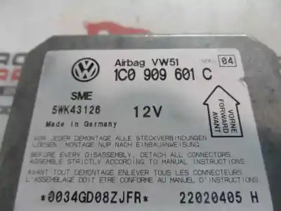 Автозапчасти б/у блок управления подушками безопасности за skoda fabia (6y2/6y3) 1.9 sdi cat (asy) ссылки oem iam 1c0 909 601  2002