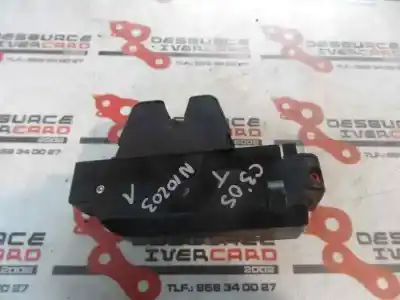 Second-hand car spare part trunk lock for citroen c3 hdi 70 furio oem iam references   2005