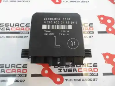 Second-hand car spare part Comfort Module for MERCEDES CLASE C (W203) BERLINA 2.2 CDI CAT OEM IAM references 203 820 21 85  2005