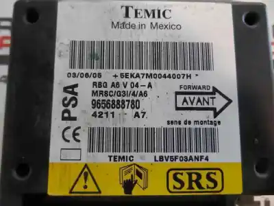 Peça sobressalente para automóvel em segunda mão centralina de airbag por citroen c2 furio referências oem iam 9656888780  2005
