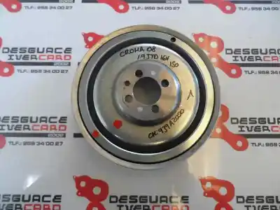 Pièce détachée automobile d'occasion POULIE DE VILEBREQUIN pour FIAT CROMA (194)  Références OEM IAM   2008