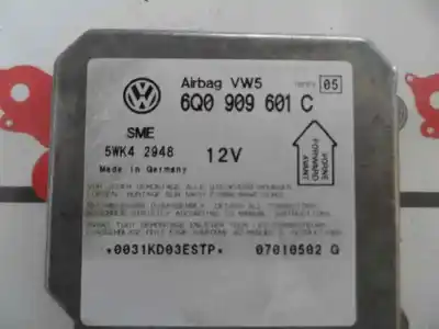 Автозапчасти б/у блок управления подушками безопасности за skoda fabia (6y2/6y3) 1.9 sdi cat (asy) ссылки oem iam 6q0 909 601 c  2001