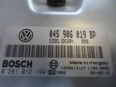 Автозапчастина б/у ебу контролер двигуна для volkswagen polo (9n3) 1.4 tdi посилання на oem iam 0 281 012 194  2009