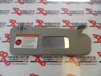 Second-hand car spare part Right Sunshade for CHEVROLET AVEO 1.2 CAT OEM IAM references   2010