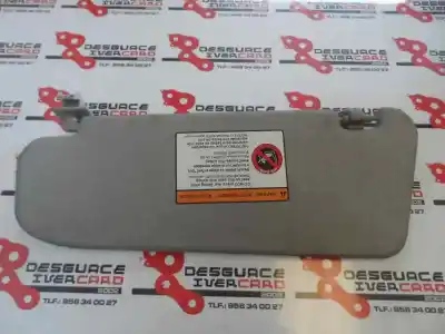 Second-hand car spare part right sunshade for chevrolet aveo 1.2 cat oem iam references   2010