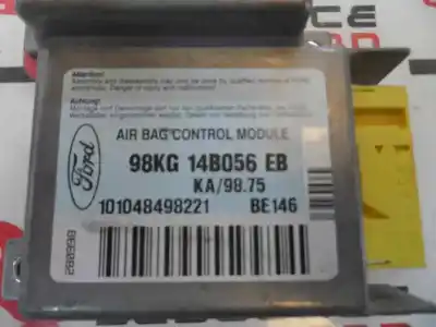 Peça sobressalente para automóvel em segunda mão centralina de airbag por ford ka (ccq) * referências oem iam 98kg 14b056 eb  1999