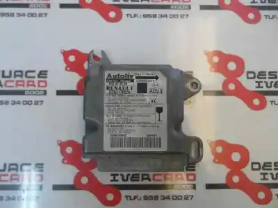 Автозапчастина б/у блок управління подушками безпеки для RENAULT SCENIC (JA..) Motor 1.9 Ltr. - 59 kW dTi Diesel Посилання на OEM IAM 8200117652A  2001