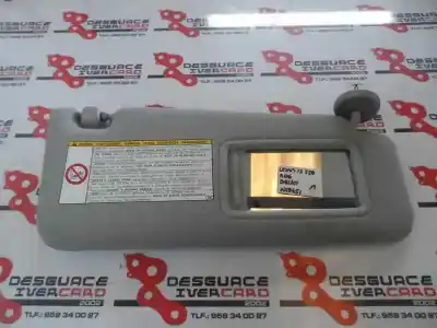 Peça sobressalente para automóvel em segunda mão Para-sol Direito por LEXUS IS200 (DS2/IS2) 2.2 D-CAT Referências OEM IAM   2006