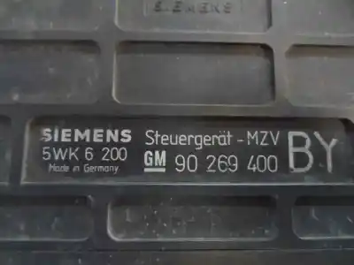 Pezzo di ricambio per auto di seconda mano centralina motore per opel kadett e * riferimenti oem iam 5wk 6 200  1984