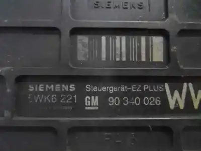Pezzo di ricambio per auto di seconda mano centralina motore per opel kadett e 1.6 riferimenti oem iam 5wk6 221  1984