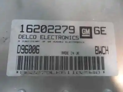 Автозапчасти б/у блок управления двигателем за opel combo (corsa b) 1.4 cat (2h6) ссылки oem iam 16202279  1996