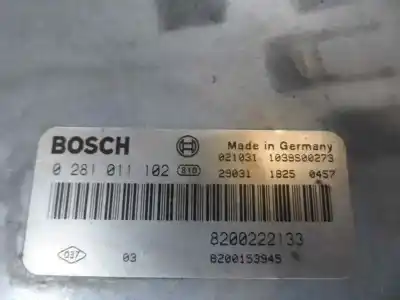 Pezzo di ricambio per auto di seconda mano centralina motore per renault scenic rx4 (ja0) 1.9 dci sportway riferimenti oem iam 0 281 011 102  2002