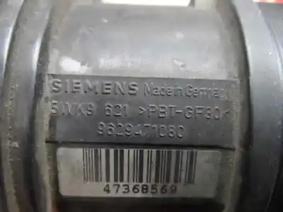 Peça sobressalente para automóvel em segunda mão medidor de massa de ar por citroen jumpy 2.0 hdi cat (rhx / dw10bted) referências oem iam 5wk9 621  2003