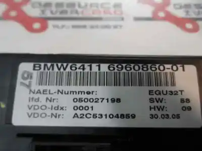 İkinci el araba yedek parçası isitma / klima kontrolü için bmw serie 1 berlina (e81/e87) 1.6 16v cat oem iam referansları 6411 6960860-01  2005