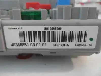 Second-hand car spare part fuse box unit for bmw serie 1 berlina (e81/e87) 1.6 16v cat oem iam references 6906613-03  2005