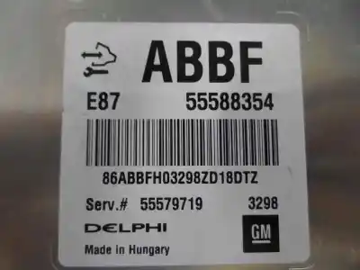 Pezzo di ricambio per auto di seconda mano centralina motore per opel astra j lim. 1.7 16v cdti riferimenti oem iam 55588354  2014
