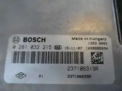 Peça sobressalente para automóvel em segunda mão centralina de motor uce por dacia duster laureate 4x2 referências oem iam 0 281 032 215  2015