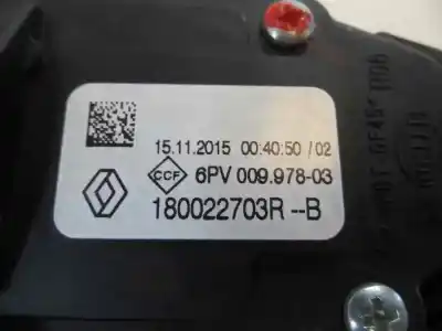 Peça sobressalente para automóvel em segunda mão potenciômetro por dacia duster laureate 4x2 referências oem iam 6pv 009.978-03  2015