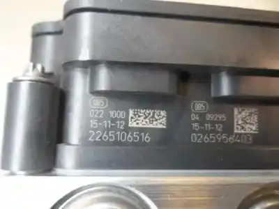 Second-hand car spare part abs for dacia duster laureate 4x2 oem iam references 2265106516  2015