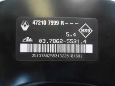 Peça sobressalente para automóvel em segunda mão servo freio por dacia duster laureate 4x2 referências oem iam 47210 7999 r  2015