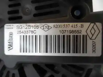 Автозапчасти б/у генератор за dacia logan mcv 1.5 dci d ссылки oem iam 8200 357 415-b  2008
