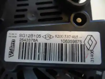 Автозапчастина б/у генератор для dacia logan 1.5 dci diesel cat посилання на oem iam 8200 537 415  2007