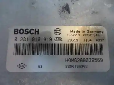 Pezzo di ricambio per auto di seconda mano centralina motore per renault scenic rx4 (ja0) 1.9 dci sportway riferimenti oem iam 0 281 010 819  2002