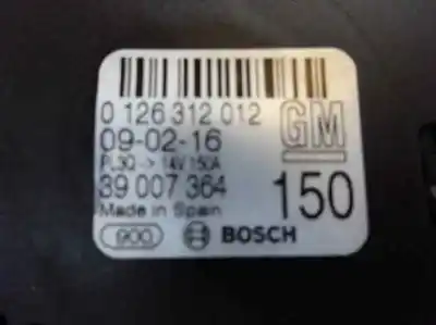 Pezzo di ricambio per auto di seconda mano alternatore per opel corsa e (x15) 1.3 cdti (08. 68) riferimenti oem iam   2016