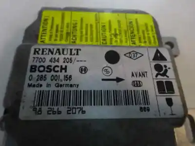 Автозапчастина б/у блок управління подушками безпеки для renault clio ii fase i (b/cbo) 1.9 d alize посилання на oem iam 7700 434 205  1998