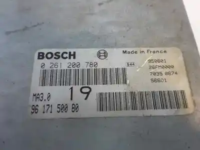 Peça sobressalente para automóvel em segunda mão centralina de motor uce por citroen ax 1.0 spot referências oem iam 96 171 500 80  1995