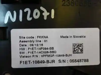 Peça sobressalente para automóvel em segunda mão quadrante por ford focus turn. 1.0 ecoboost cat referências oem iam f1et-10849-bjr  2017