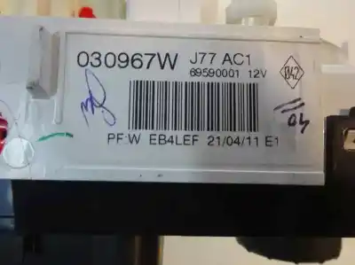 Peça sobressalente para automóvel em segunda mão comando de sofagem (chauffage / ar condicionado)  por renault clio iii 1.5 dci diesel fap referências oem iam 030967w  2011